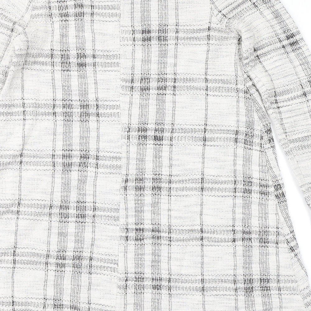 River Island Womens Grey Check  A-Line  Size 8