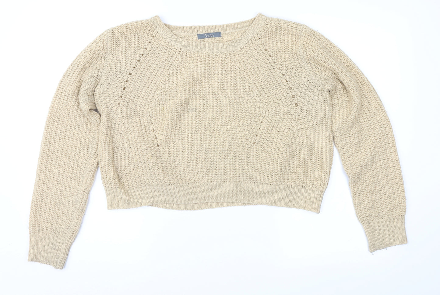 South Womens Brown   Pullover Jumper Size 10
