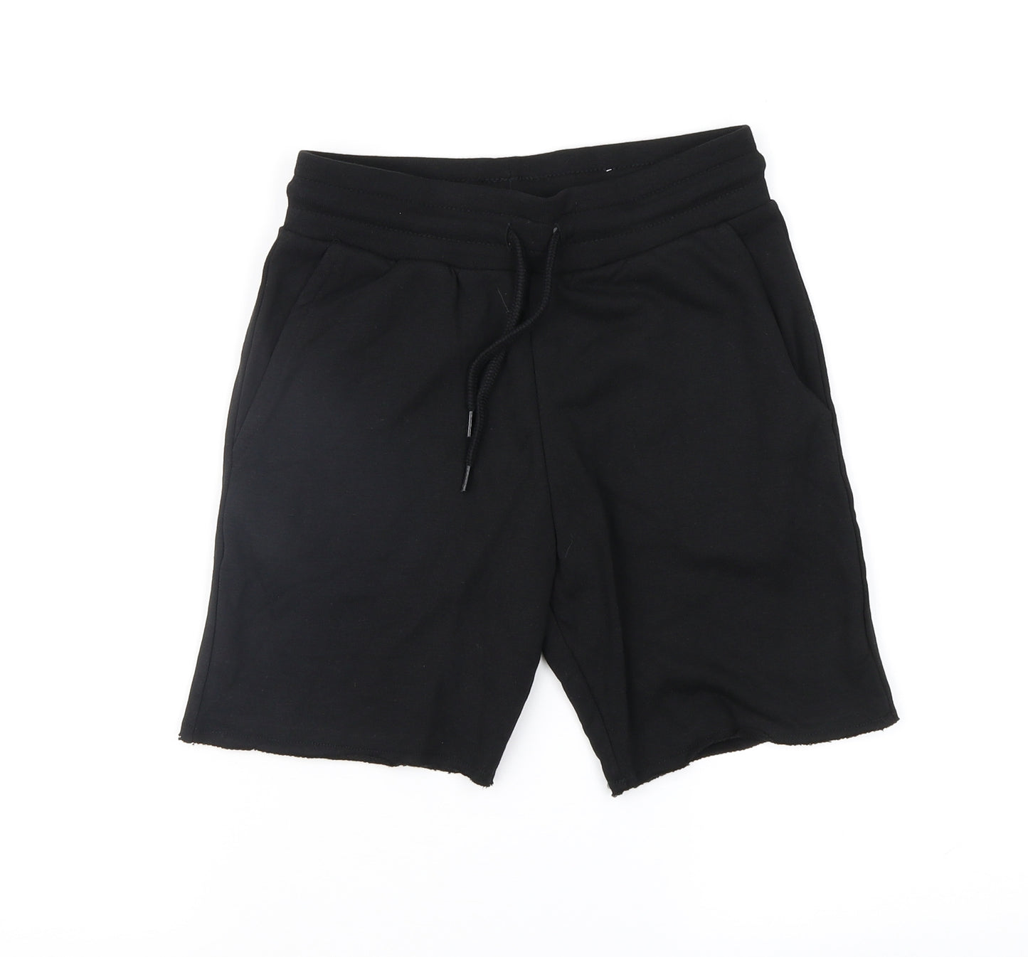 H&M Girls Black   Sweat Shorts