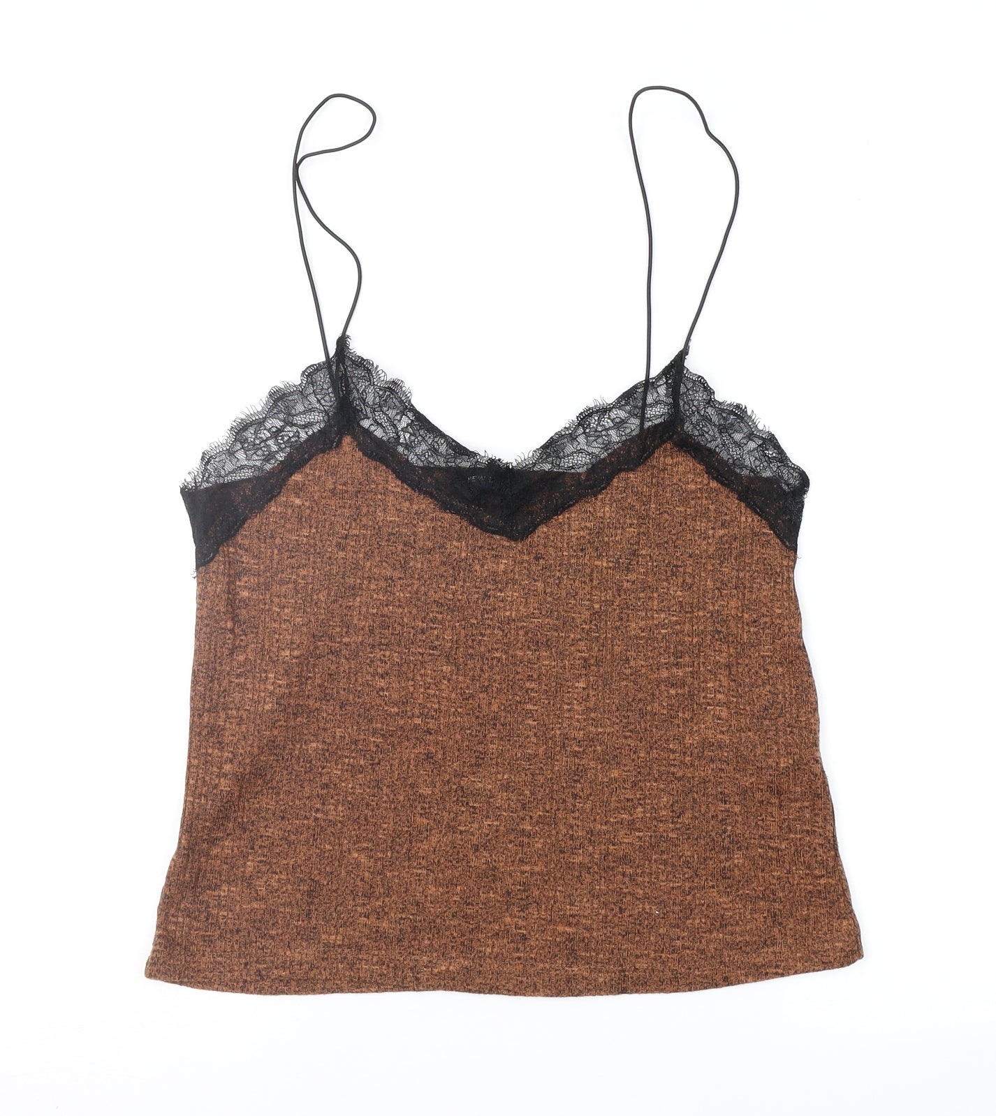 New Look Womens Brown   Camisole Blouse Size 8