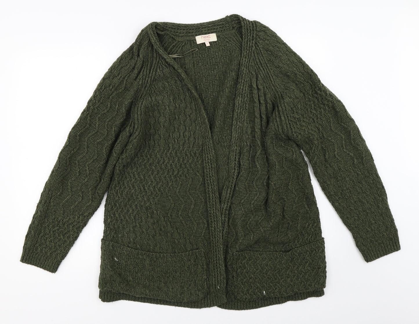 NEXT Womens Green   Cardigan Jumper Size 16