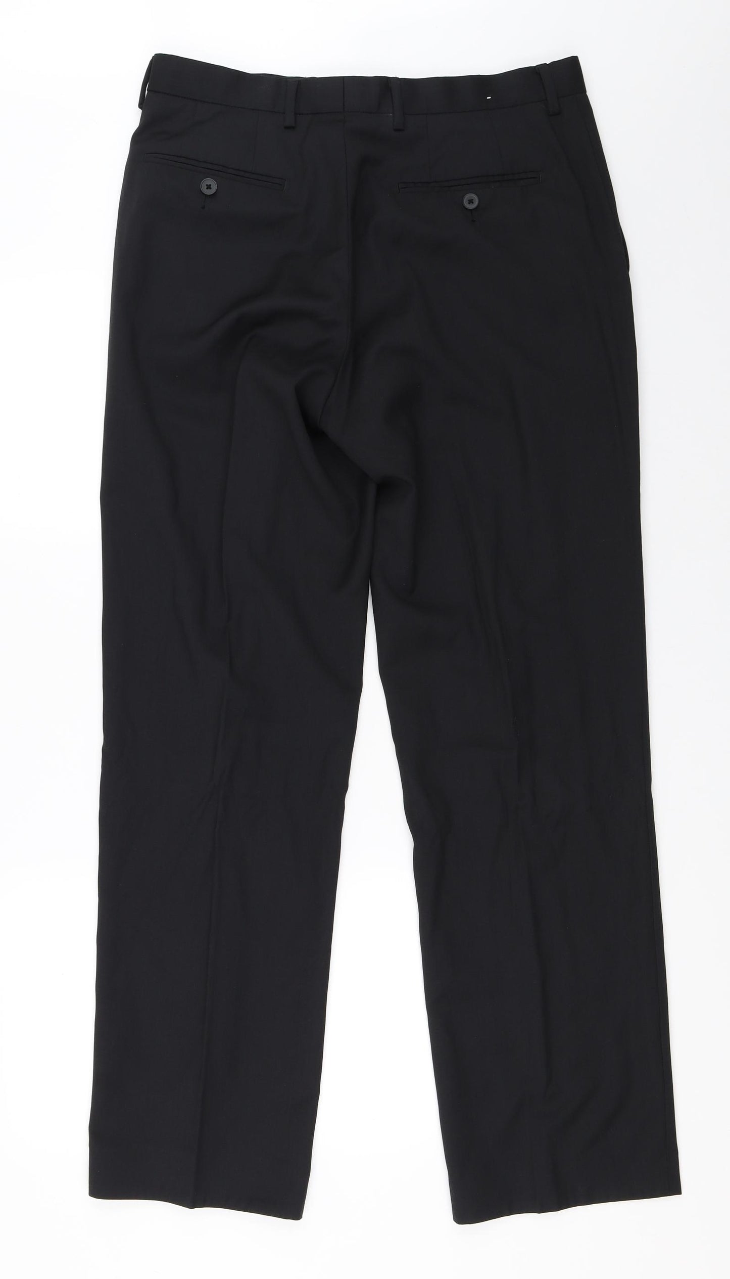 NEXT Mens Black   Trousers  Size 32 in L31 in