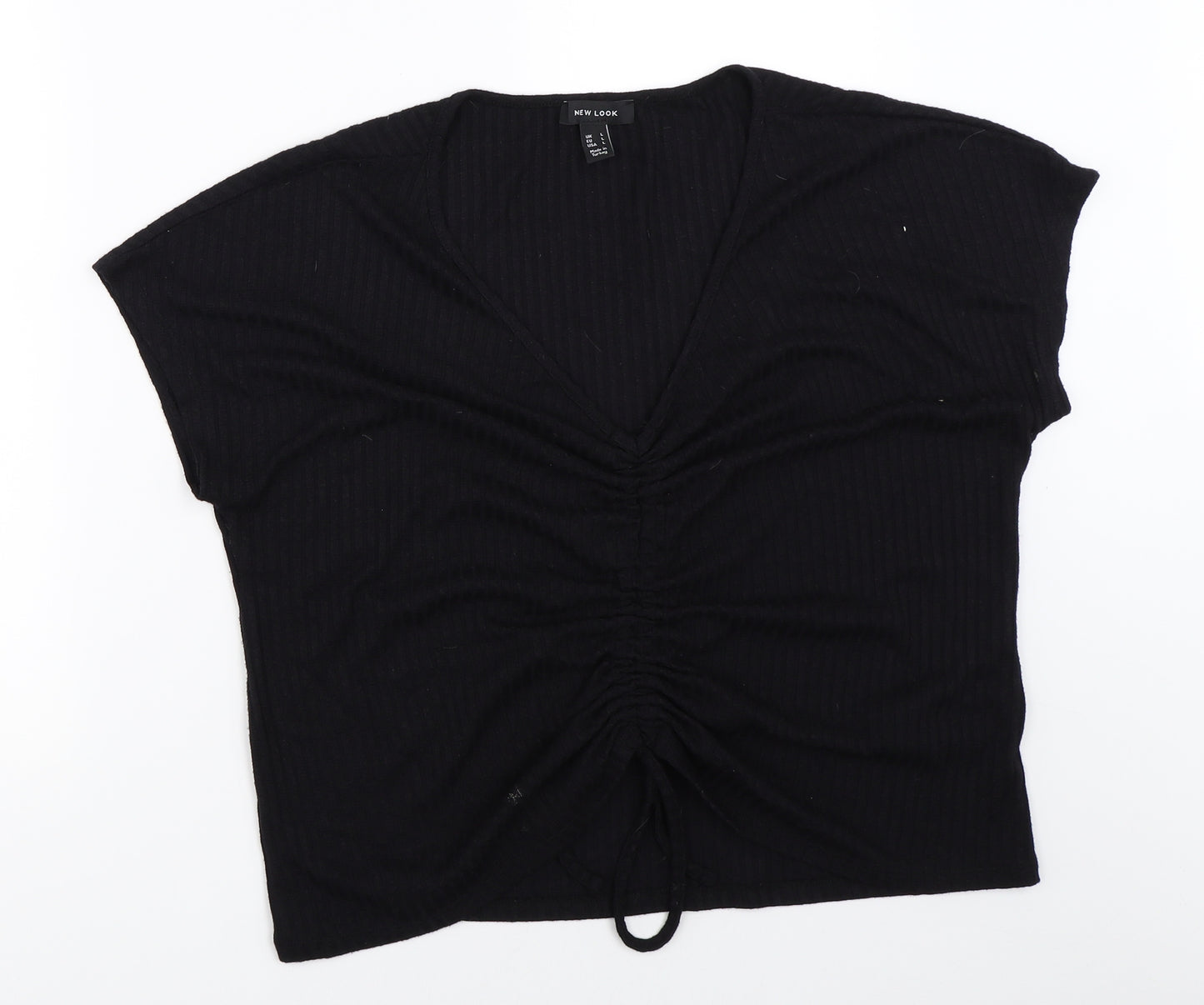 New Look Womens Black   Basic Blouse Size L