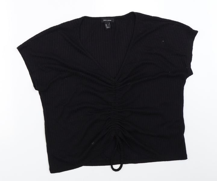 New Look Womens Black   Basic Blouse Size L