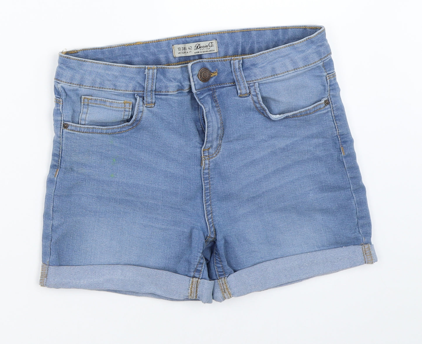Atmosphere Womens Blue  Denim Hot Pants Shorts Size 10