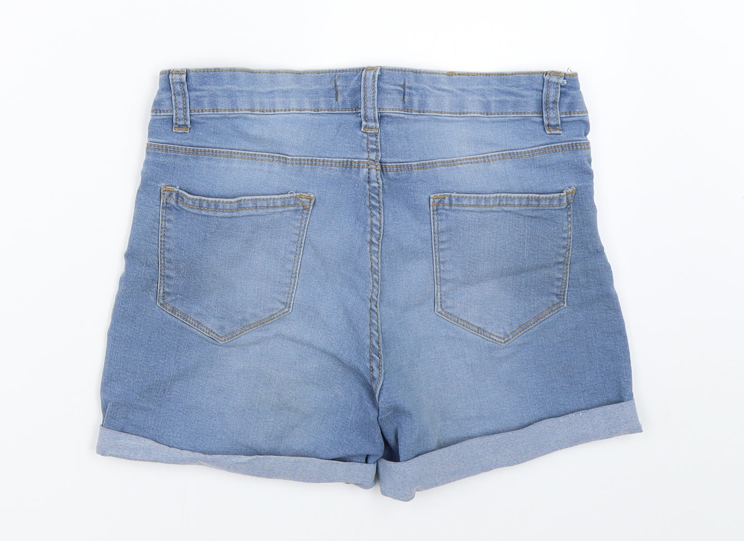Atmosphere Womens Blue  Denim Hot Pants Shorts Size 10