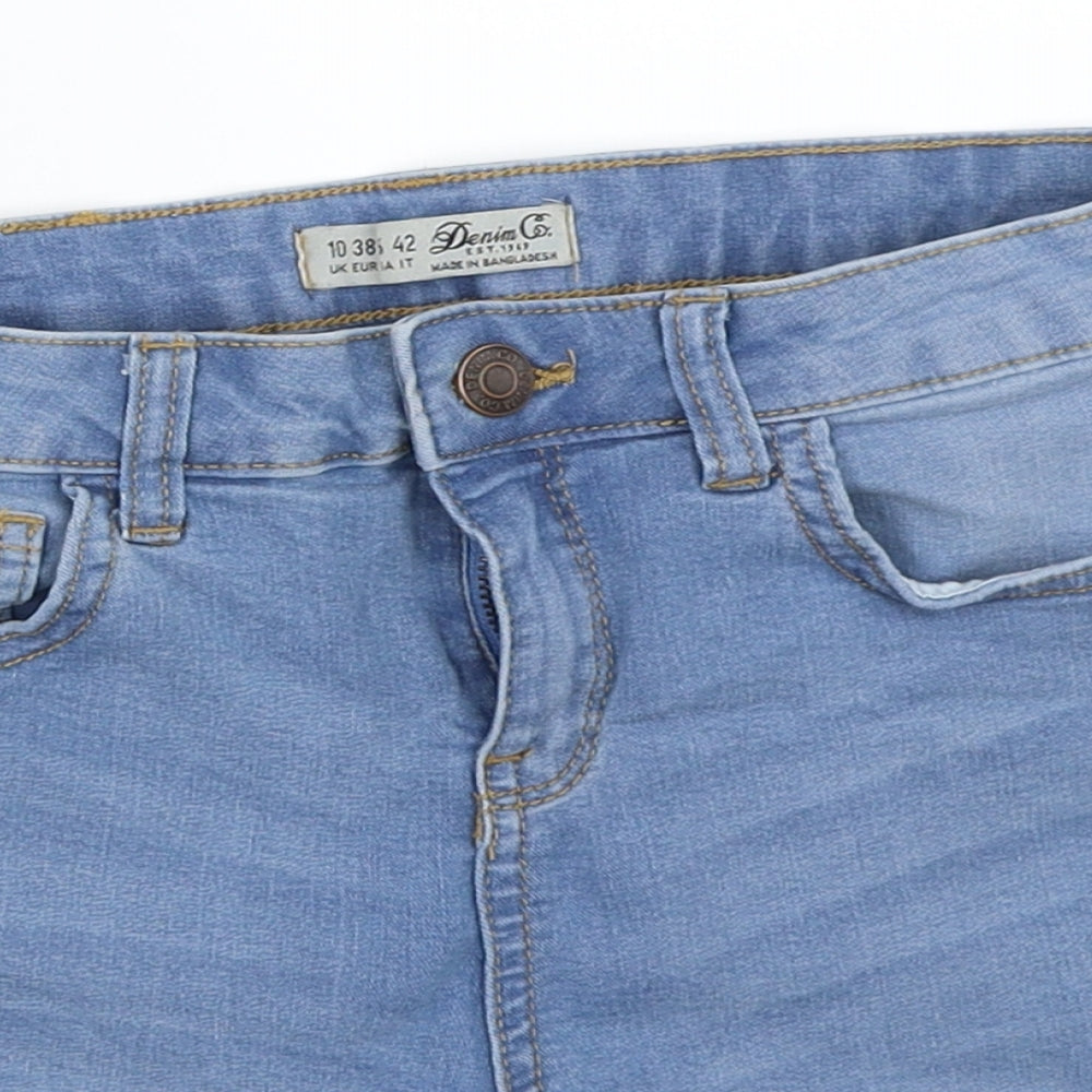 Atmosphere Womens Blue  Denim Hot Pants Shorts Size 10