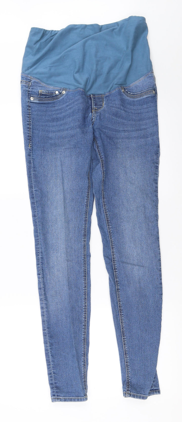 H&M Womens Blue  Denim Skinny Jeans Size 38 L29 in