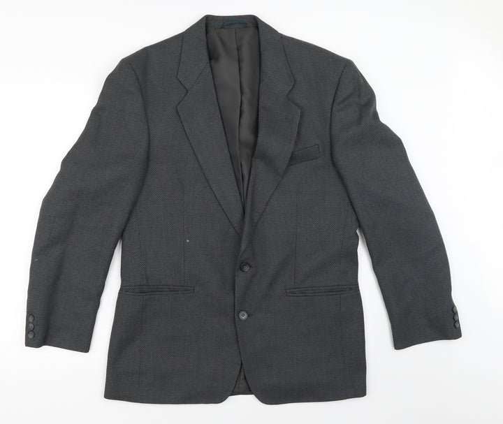 Sovereign Collection Mens Grey Jacket Blazer Size 40