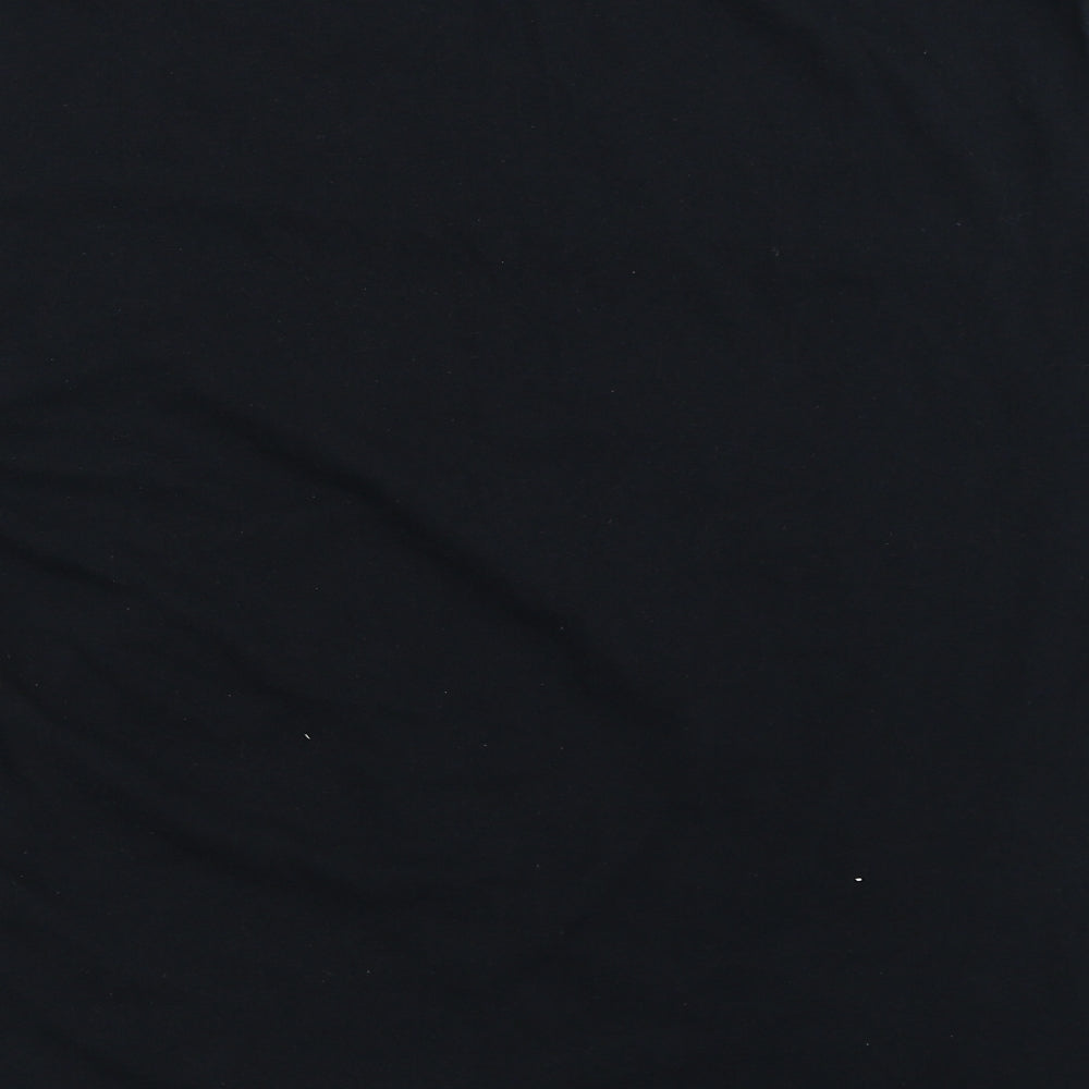 Gildan Mens Black    T-Shirt Size L