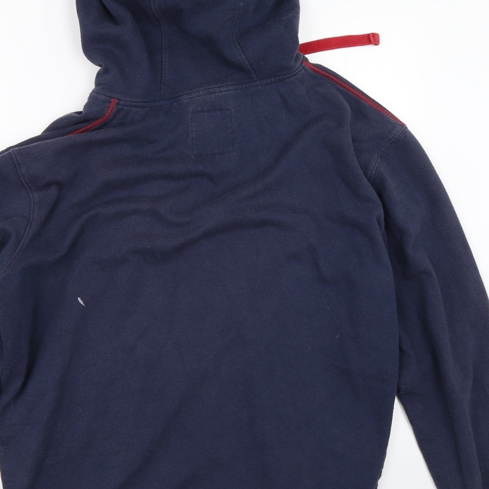 Rhode Island Mens Blue   Full Zip Hoodie Size XL