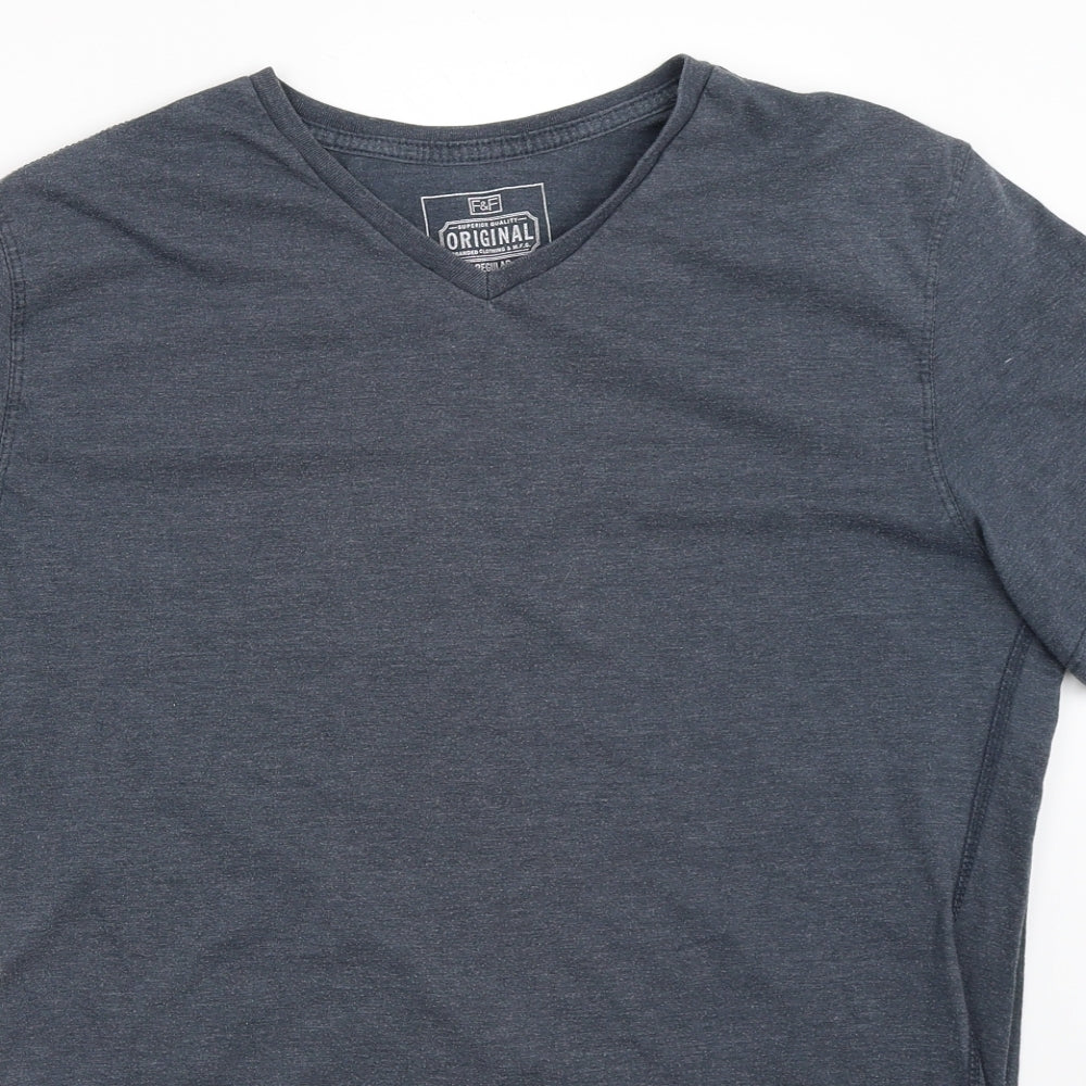 F&F Mens Blue    T-Shirt Size L