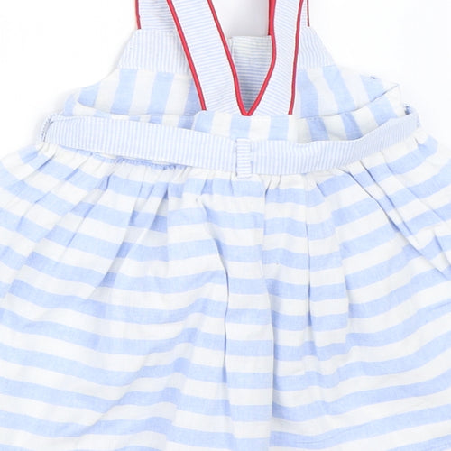Sergent Major Girls Blue Spotted  Fit & Flare  Size 0-3 Months