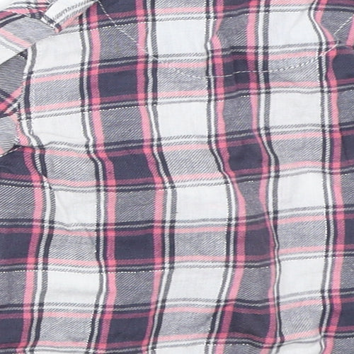 Primark Girls Grey Check  Basic Button-Up Size 6-9 Months