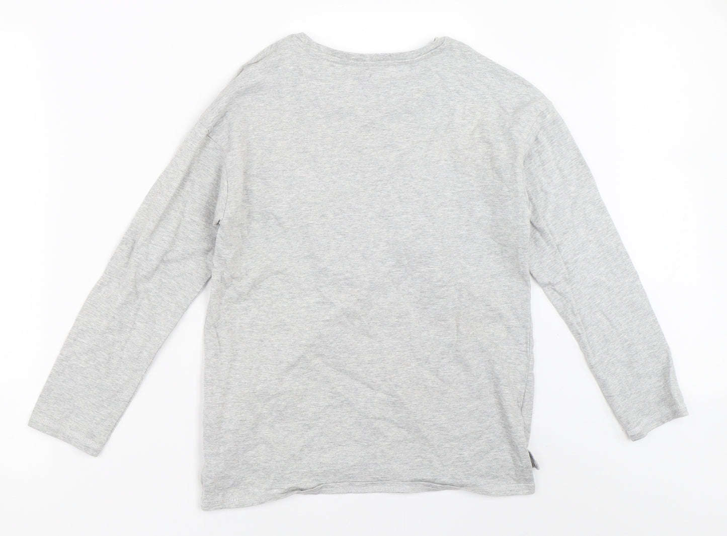 NEXT Girls Grey   Basic T-Shirt Size 12 Years