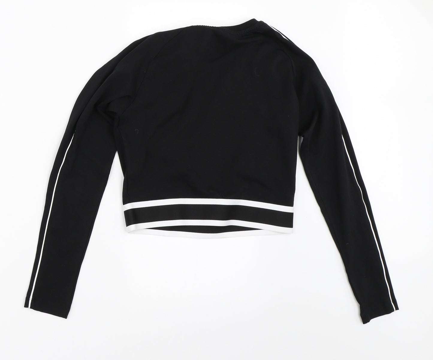 PUMA Womens Black   Cropped T-Shirt Size 12