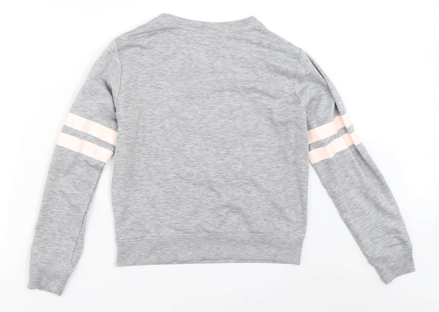 New Look Girls Grey   Pullover Sweatshirt Size S