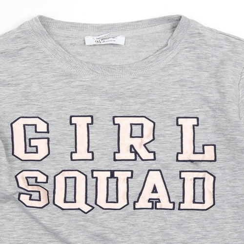 New Look Girls Grey   Pullover Sweatshirt Size S