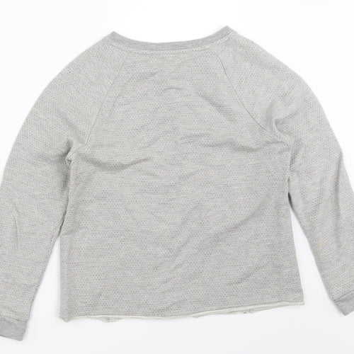 NEXT Girls Grey   Pullover Sweatshirt Size 12 Years