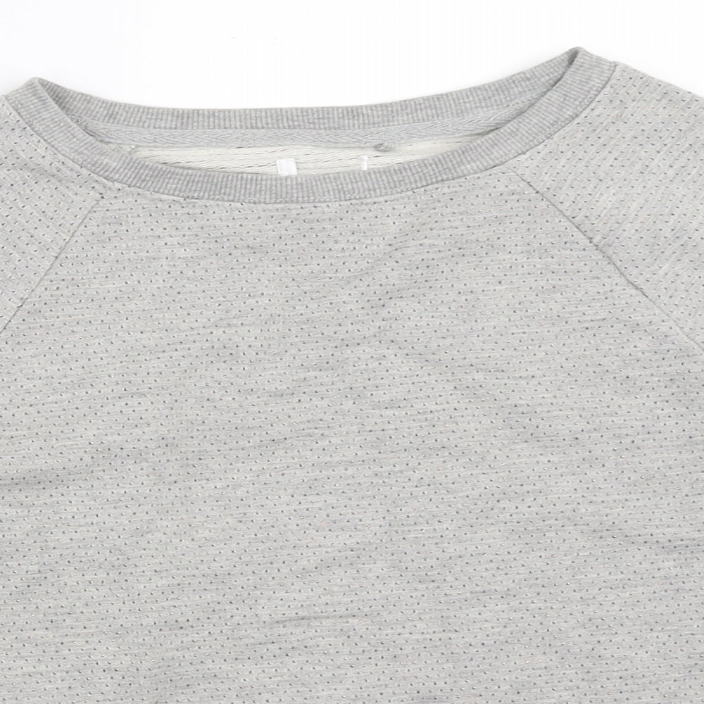 NEXT Girls Grey   Pullover Sweatshirt Size 12 Years