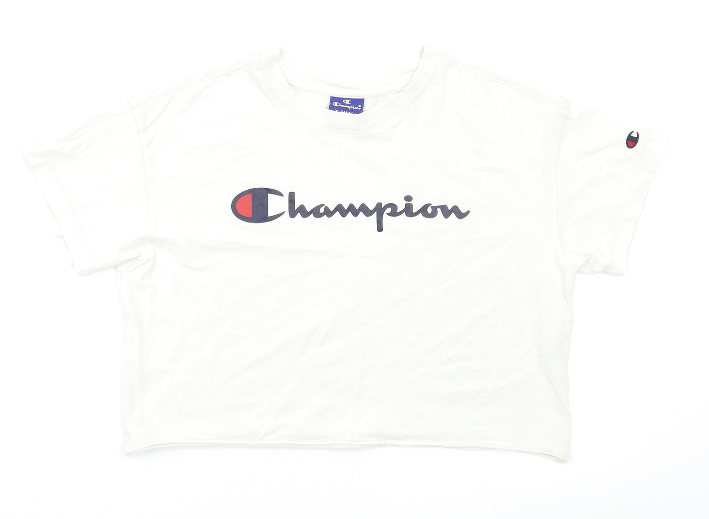 Champion Womens White   Basic T-Shirt Size S