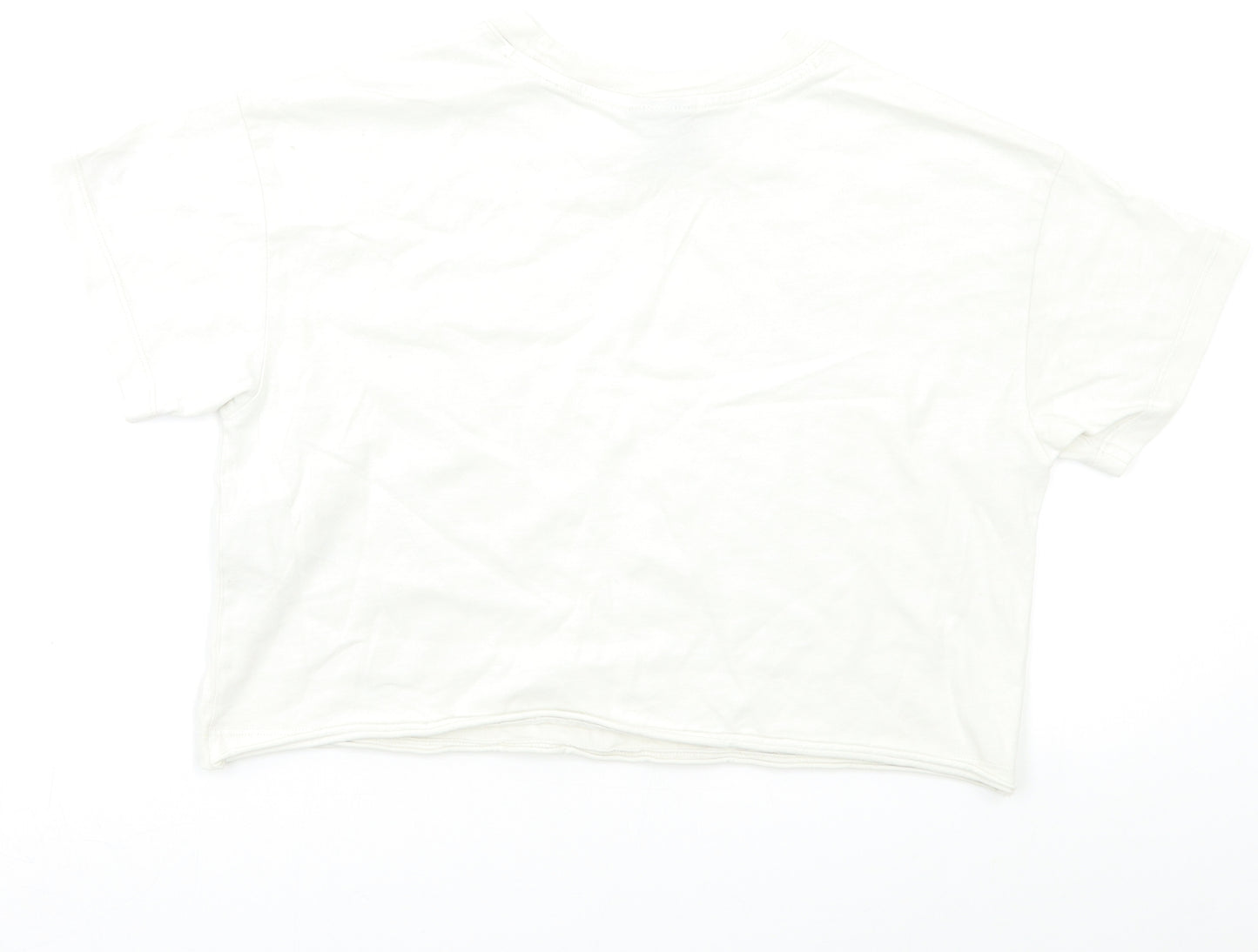 Champion Womens White   Basic T-Shirt Size S