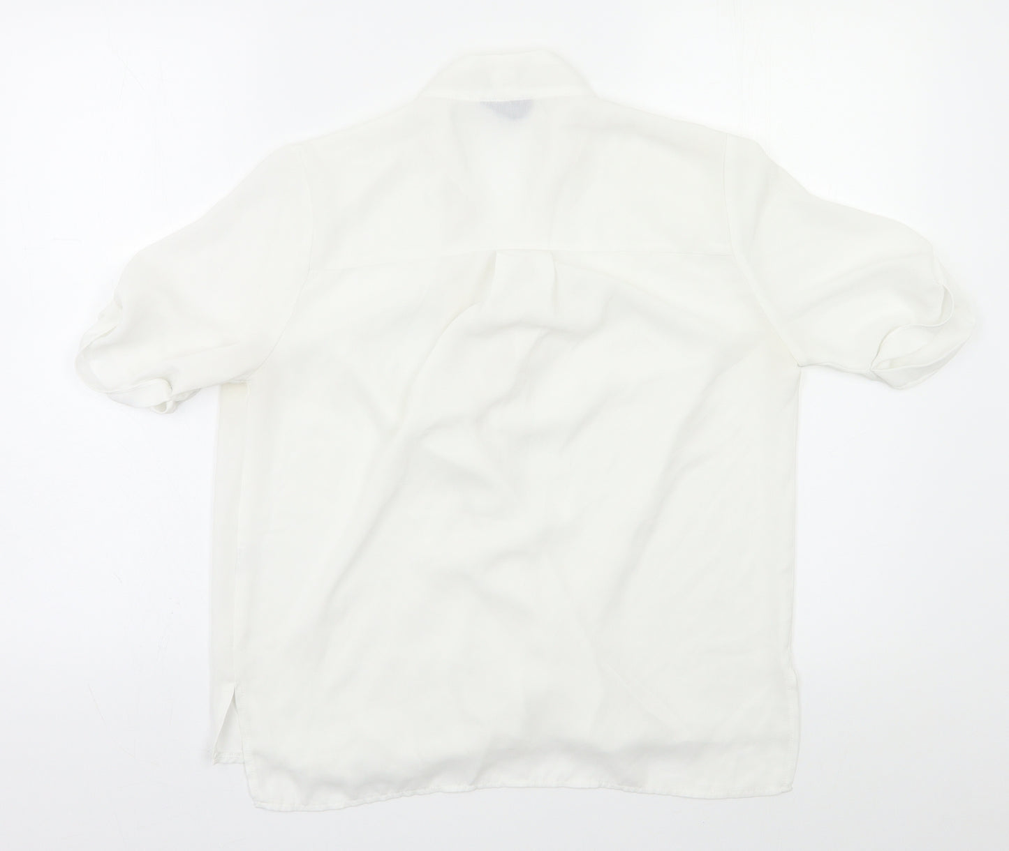 Topshop Womens White   Basic Blouse Size 6