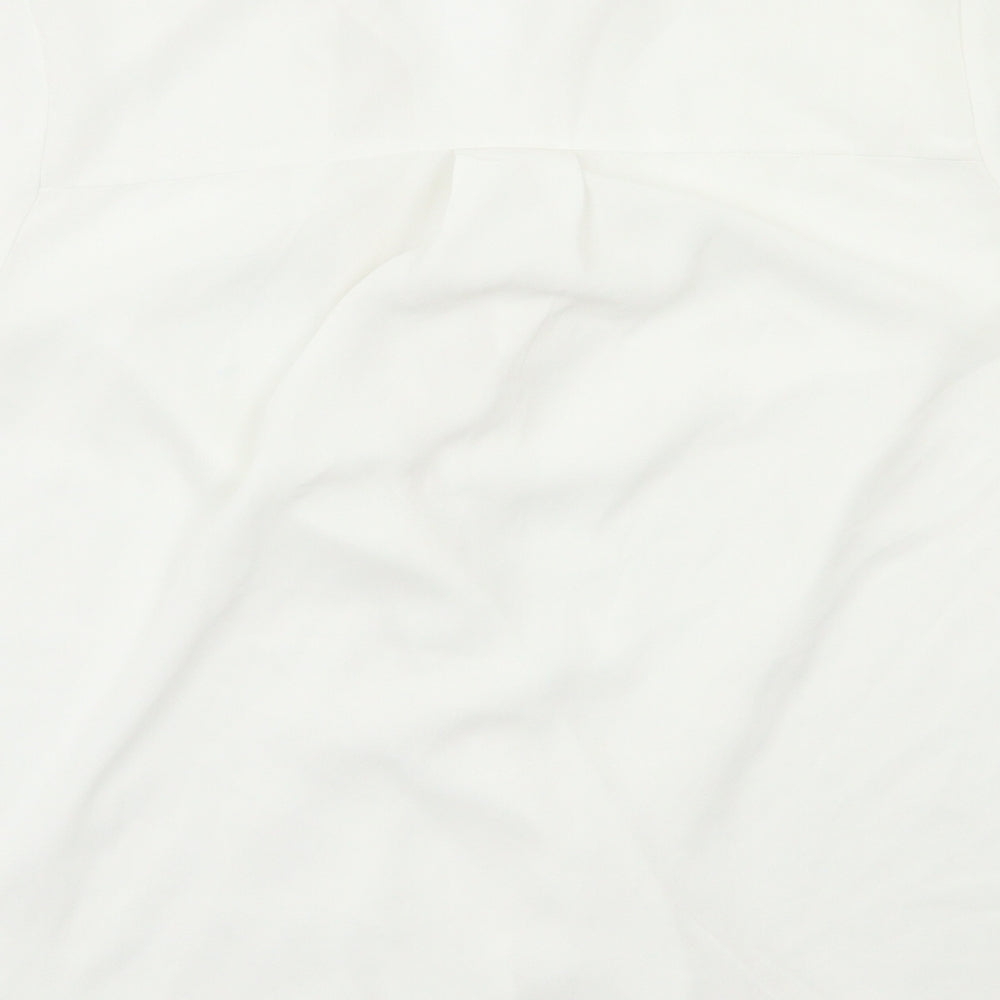 Topshop Womens White   Basic Blouse Size 6