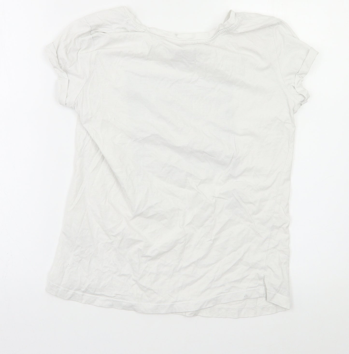 Cropp Womens White   Basic T-Shirt Size M