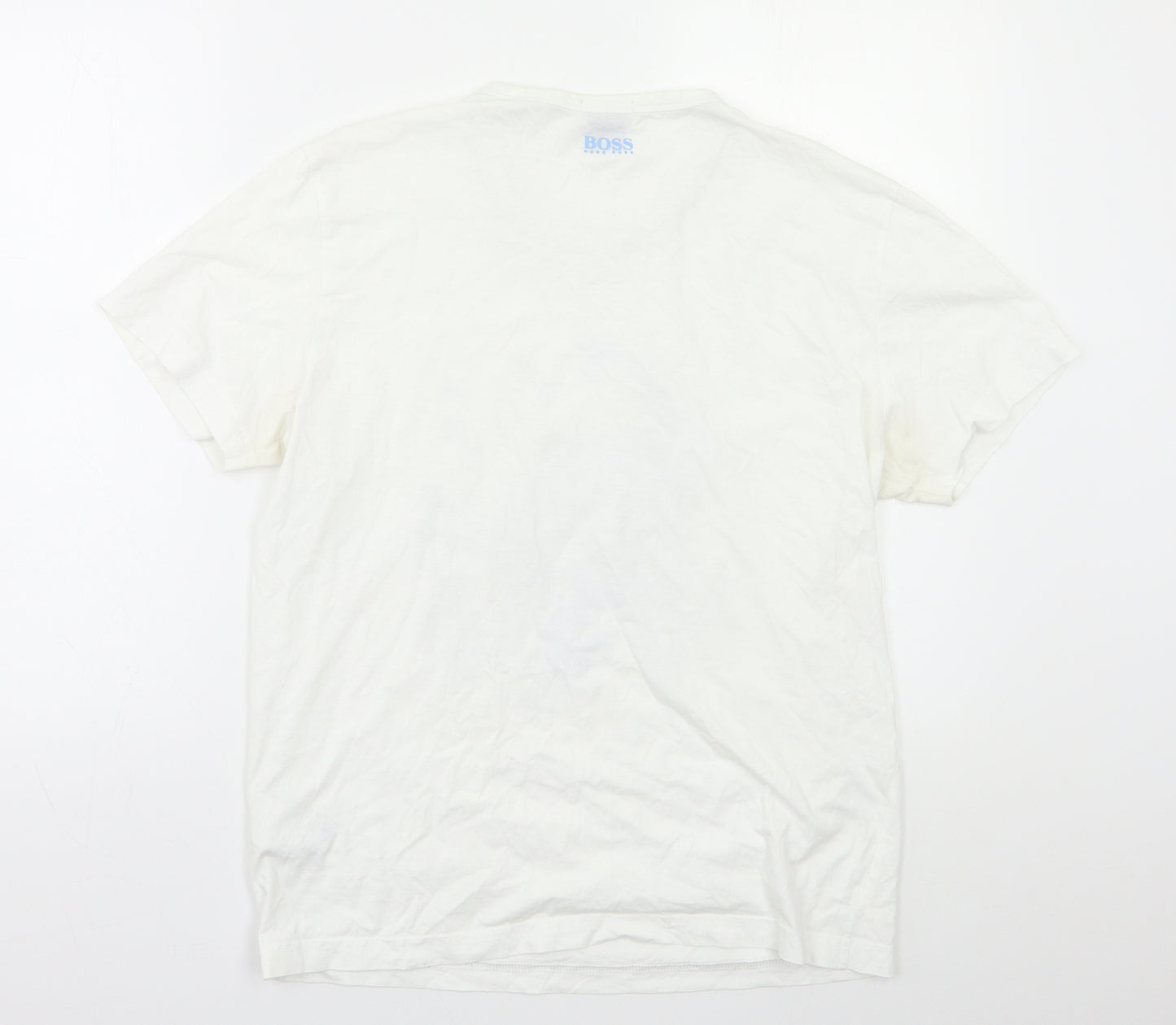 Boss Mens White    T-Shirt Size M