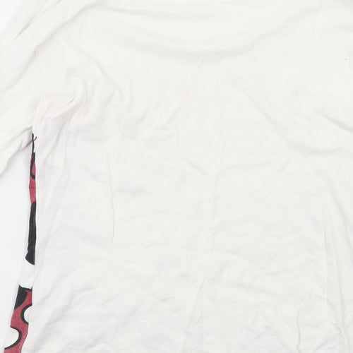 Disney Womens White    Pyjama Top Size M  - Mickey