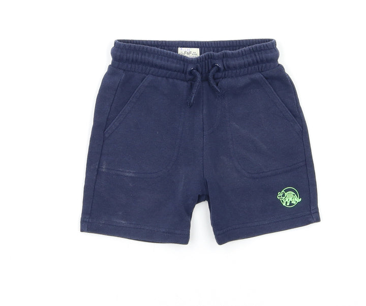 F&F Baby Blue Cropped Trousers Size 18 Months