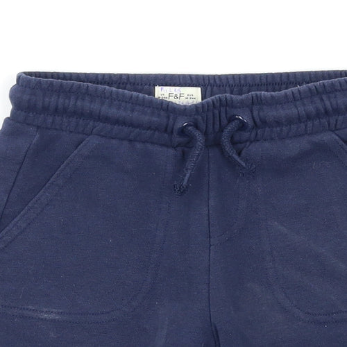 F&F Baby Blue   Cropped Trousers Size 18 Months