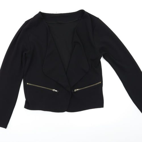 Preworn Womens Black   Jacket Blazer Size M