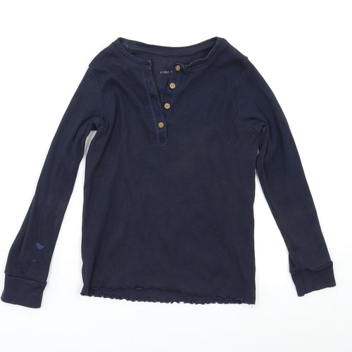 NEXT Girls Blue   Basic Blouse Size 7 Years