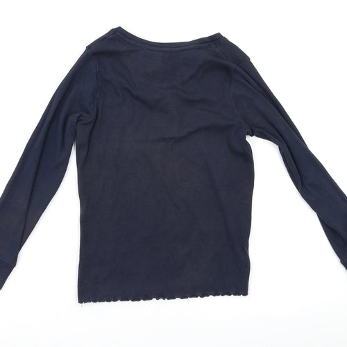 NEXT Girls Blue   Basic Blouse Size 7 Years