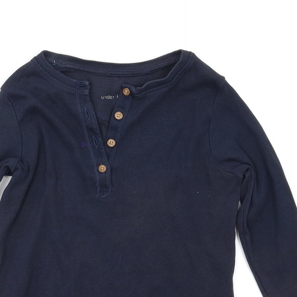 NEXT Girls Blue   Basic Blouse Size 7 Years