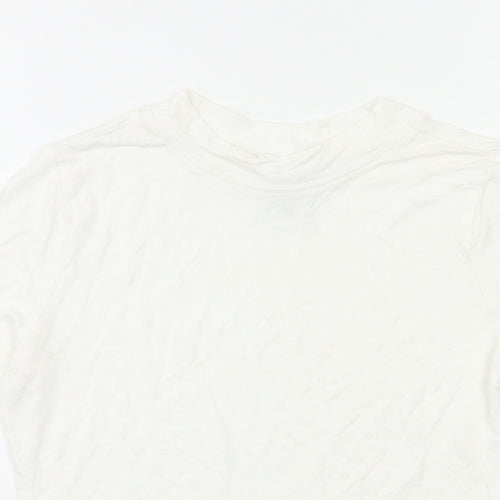 COLLUSION Womens White   Basic Polo Size 12