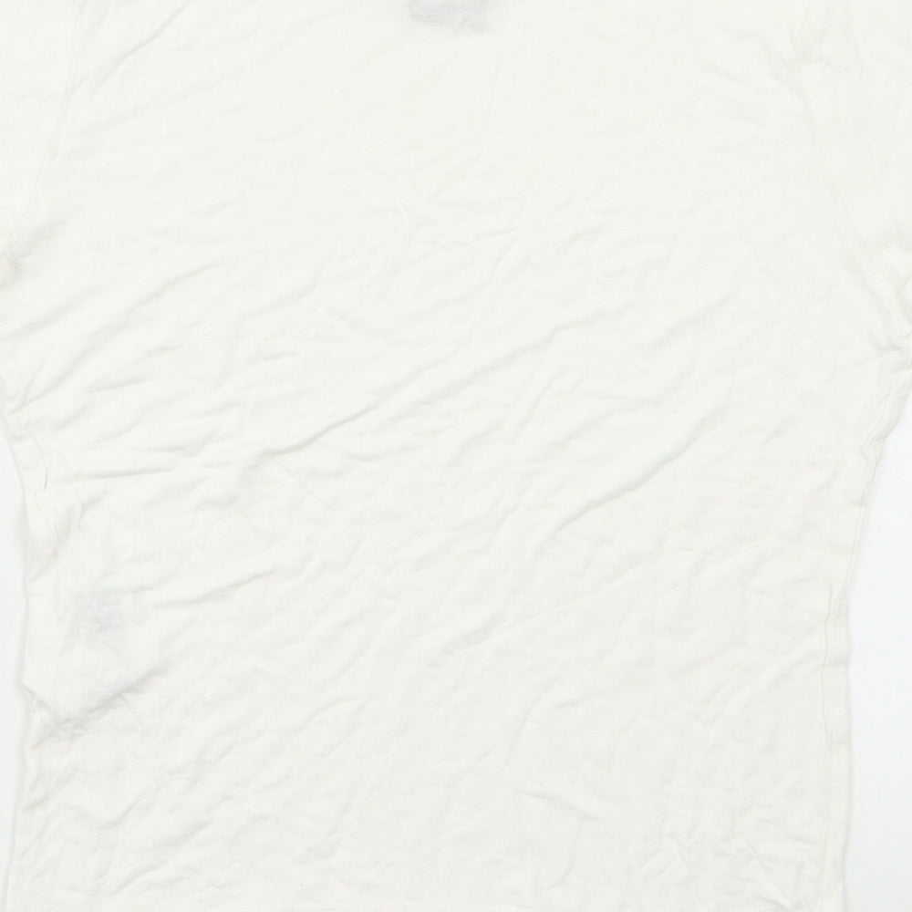 COLLUSION Womens White   Basic Polo Size 12