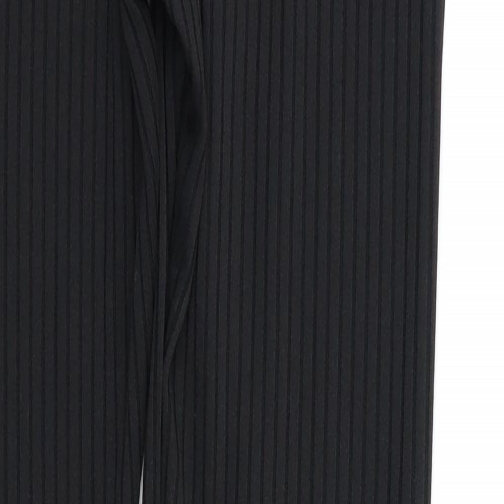 PRETTYLITTLETHING Womens Black    Leggings Size S L27 in