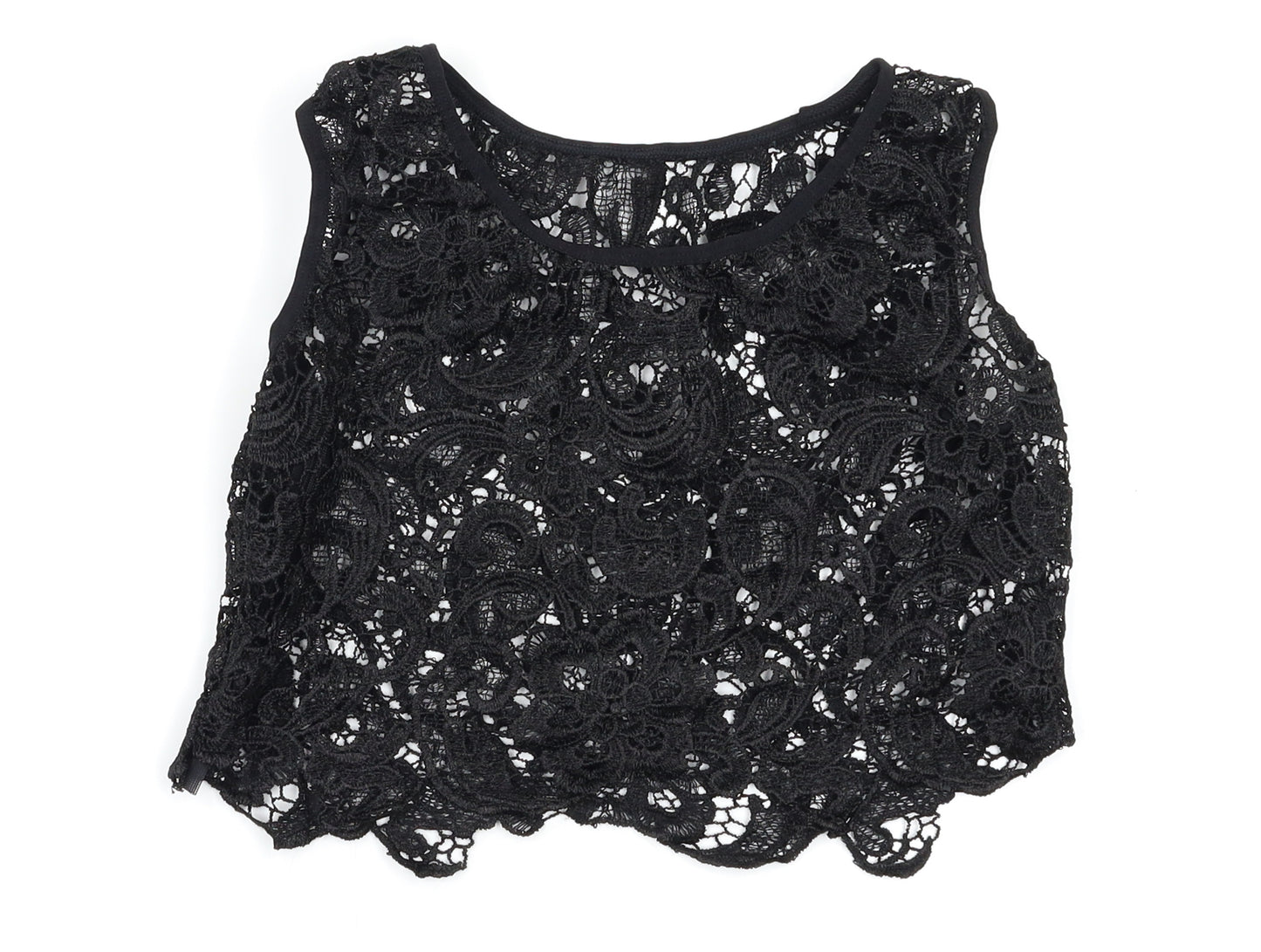 Preworn Womens Black   Cropped Tank Size S