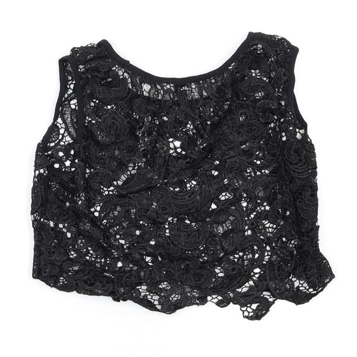 Preworn Womens Black   Cropped Tank Size S