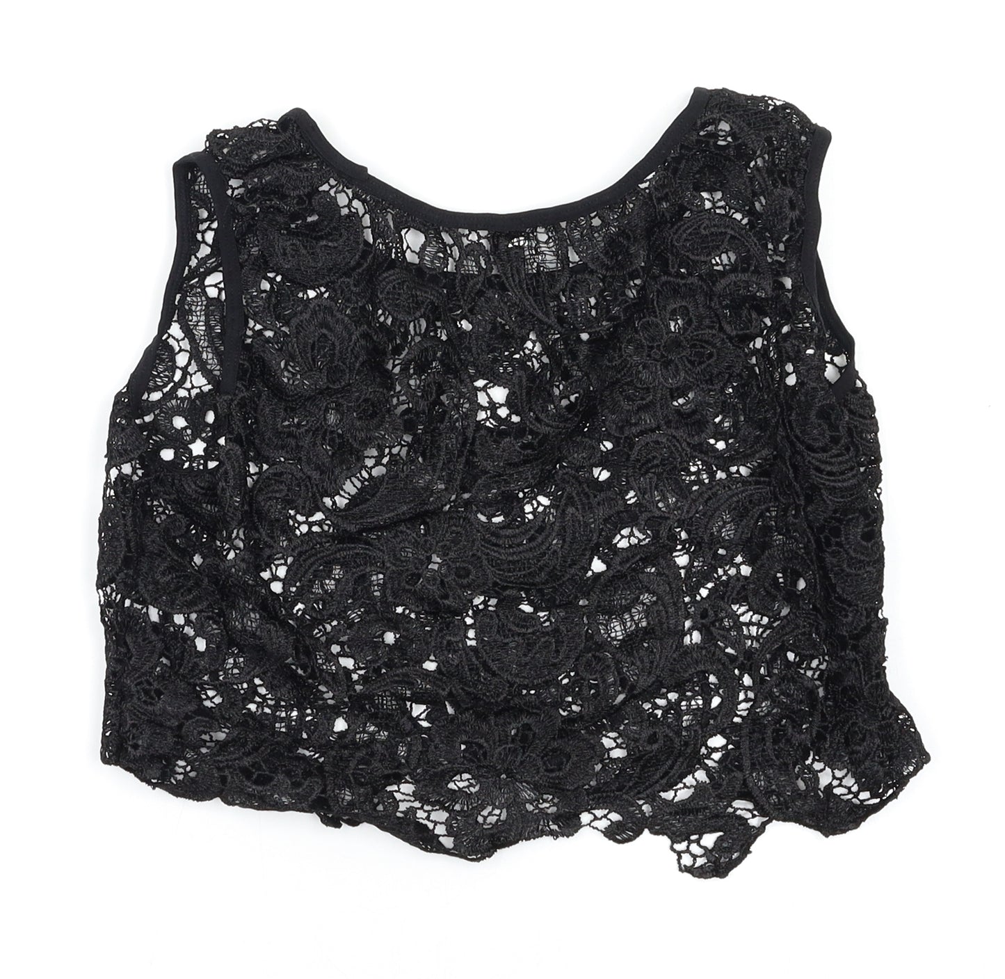 Preworn Womens Black   Cropped Tank Size S