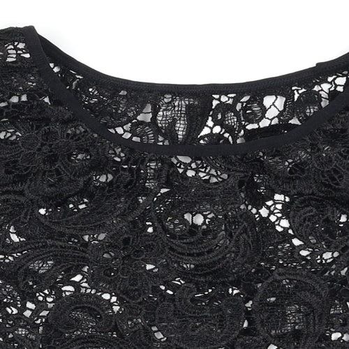 Preworn Womens Black   Cropped Tank Size S