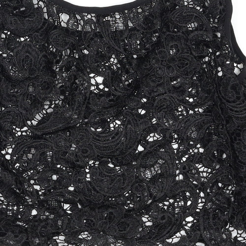 Preworn Womens Black   Cropped Tank Size S