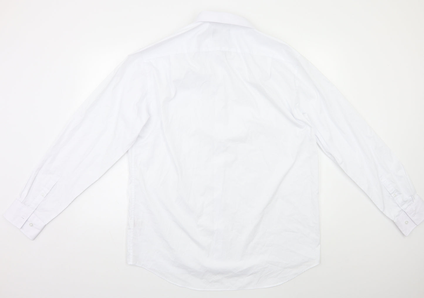 F&F Mens White    Dress Shirt Size 16.5