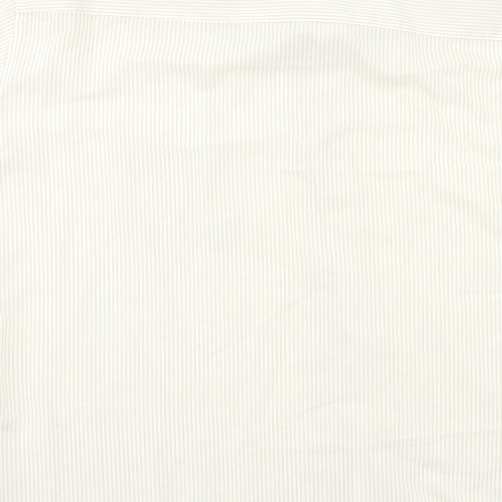 La Boutique Cortefiel Mens Beige Striped   Button-Up Size XL