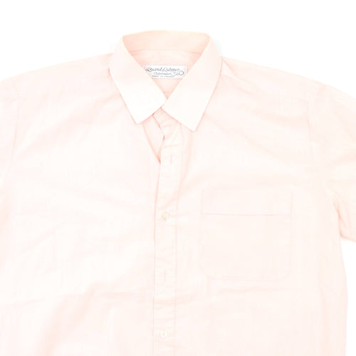 David Latimer Mens Pink    Button-Up Size L