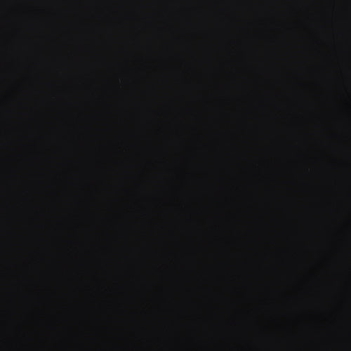 Bonita Womens Black Floral  Basic Blouse Size XL