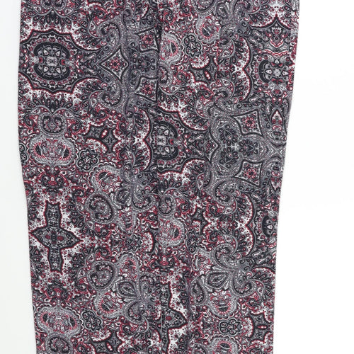 Atmosphere Womens Multicoloured Paisley  Trousers  Size 14 L28 in